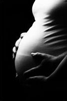 Z brzuszkiem w 9 miesiącu