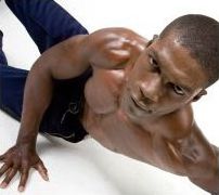 Duży czekoladowy człowiek